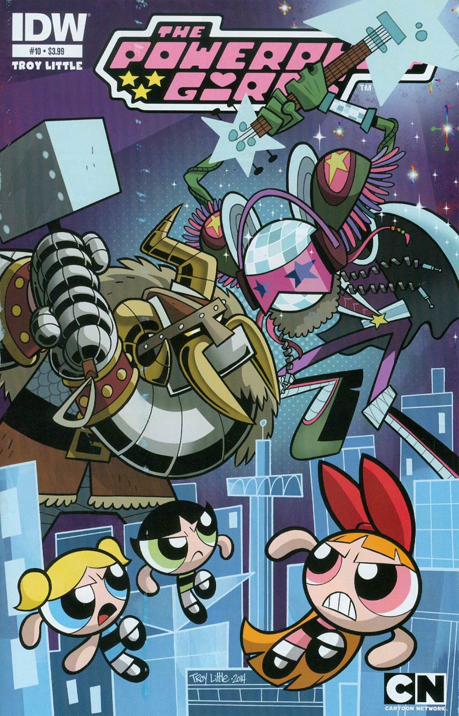 Powerpuff Girls Vol 2 #10 Cover A Regular Troy Little Cover