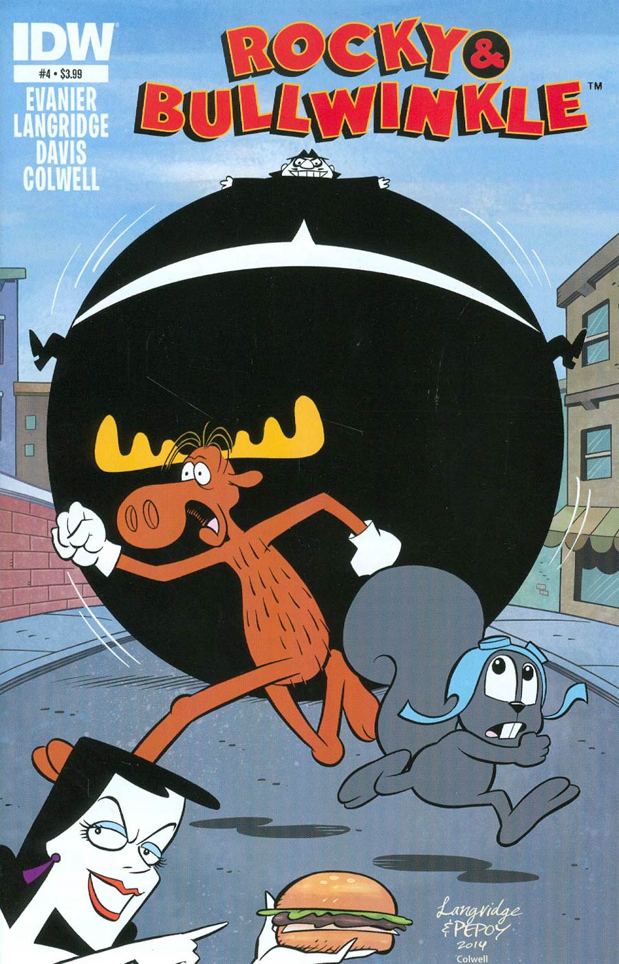 Rocky & Bullwinkle #4 Cover A Regular Roger Langridge Cover