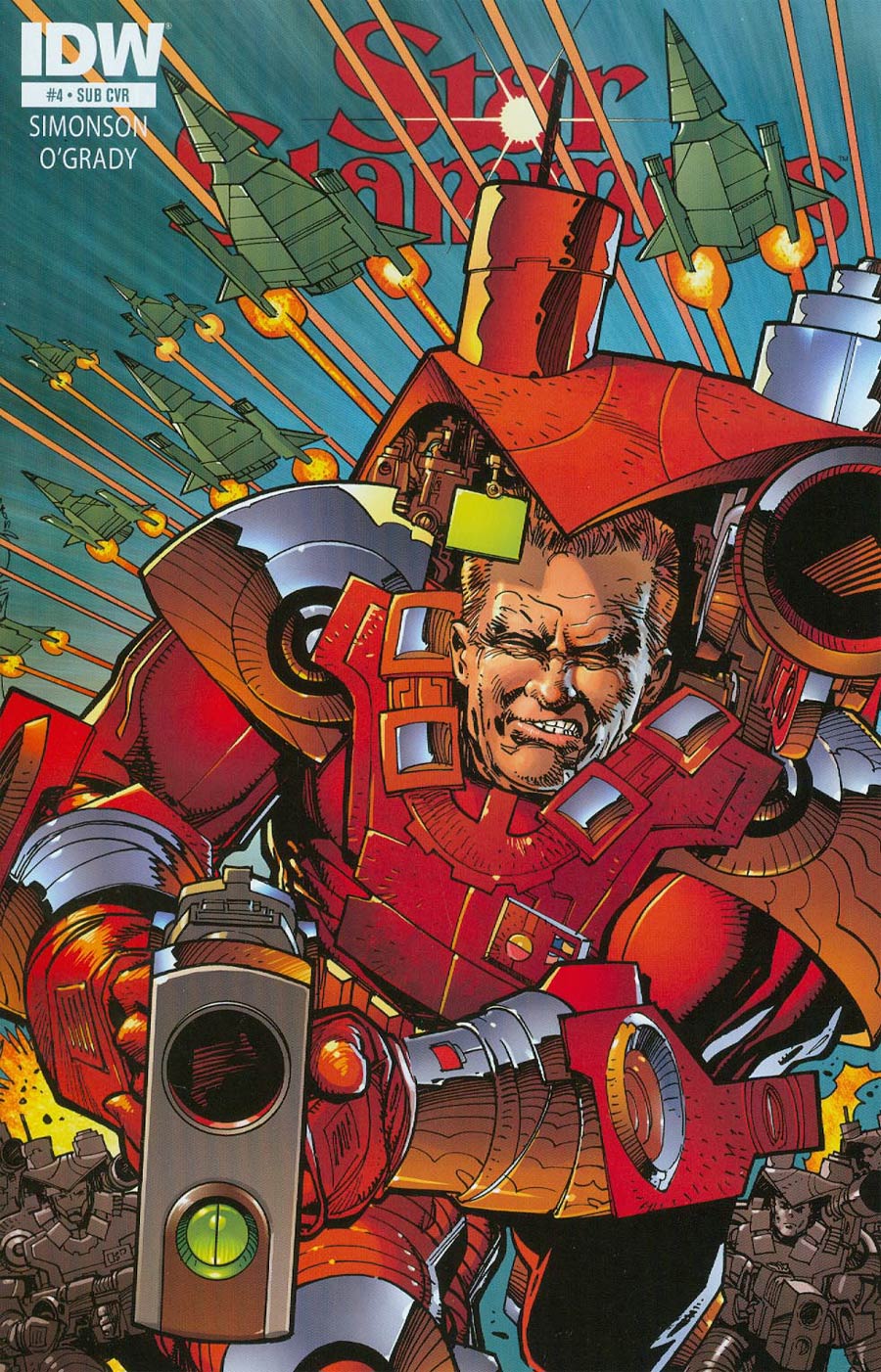 Star Slammers Remastered #4 Cover B Variant Walter Simonson Subscription Cover
