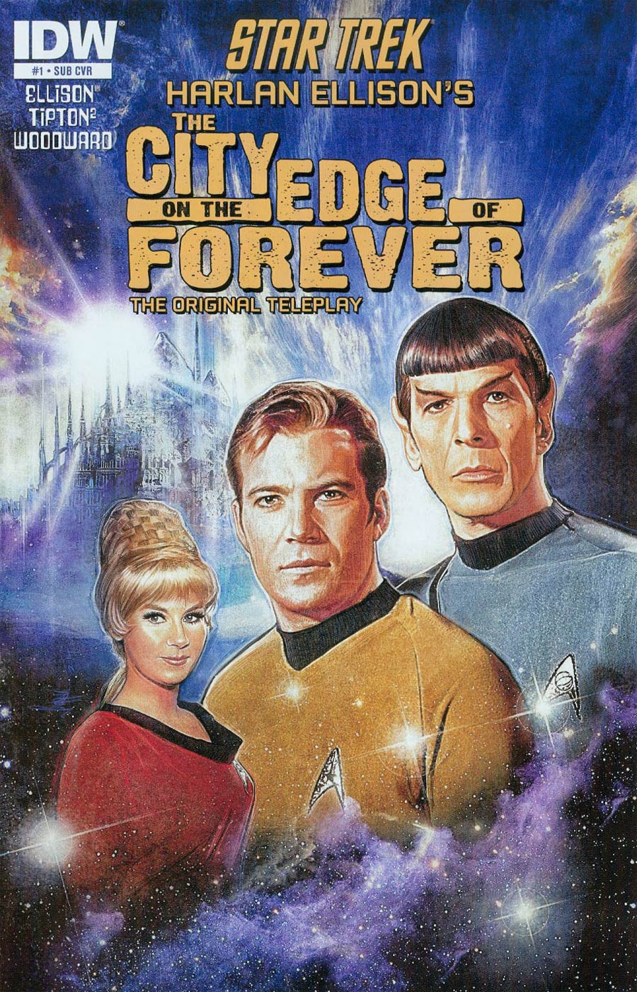 Star Trek Harlan Ellisons City On The Edge Of Forever Original Teleplay #1 Cover B Variant Paul Shipper Subscription Cover