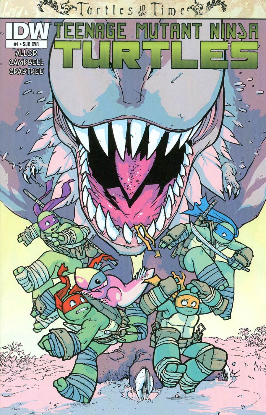 Teenage Mutant Ninja Turtles Turtles In Time #1 Cover B Variant Ross Campbell Subscription Cover