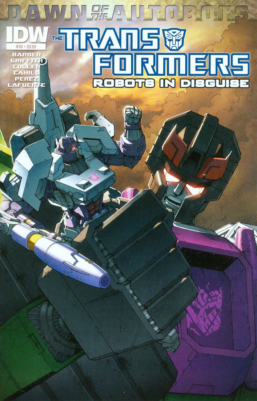 Transformers Robots In Disguise #30 Cover A Regular Andrew Griffith Cover (Dawn Of The Autobots Tie-In)