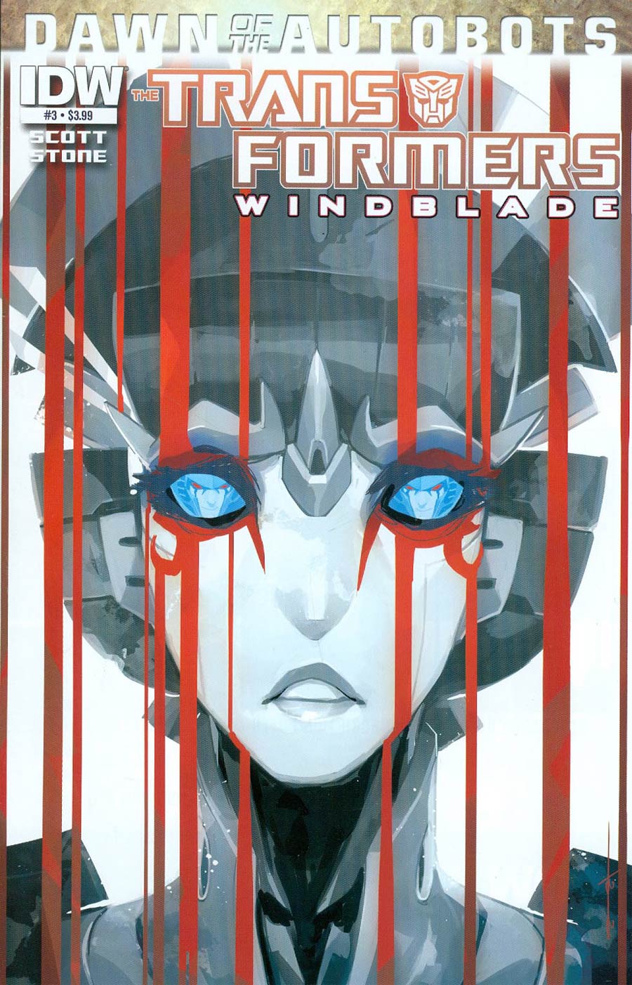 Transformers Windblade #3 Cover A Regular Sarah Stone Cover (Dawn Of The Autobots Tie-In)