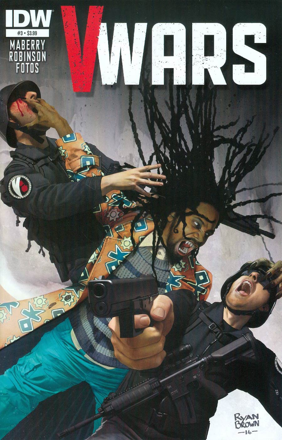 V-Wars #3 Cover A Regular Ryan Brown Cover