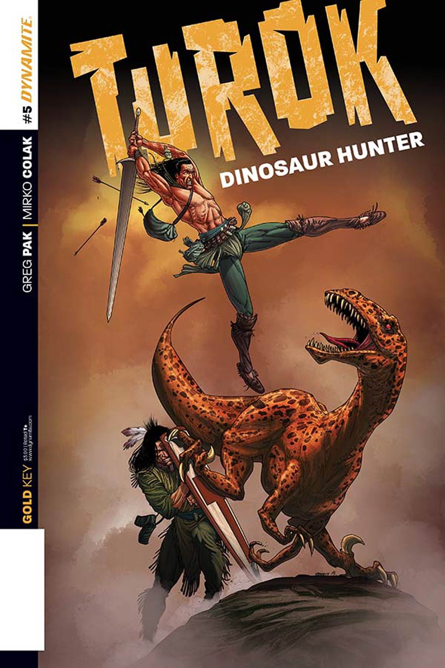 Turok Dinosaur Hunter Vol 2 #5 Cover A Regular Bart Sears Cover