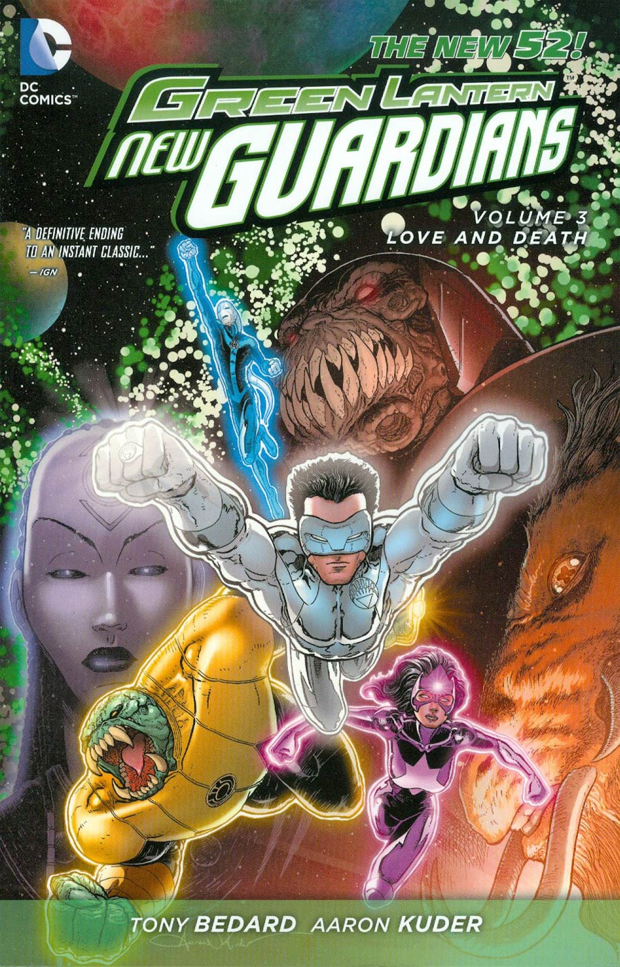 Green Lantern New Guardians (New 52) Vol 3 Love And Death TP