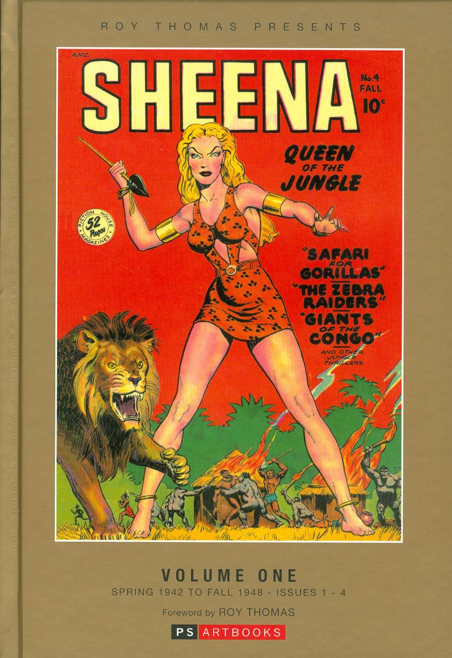 Roy Thomas Presents Sheena Queen Of The Jungle Vol 1 HC Bookshop Edition