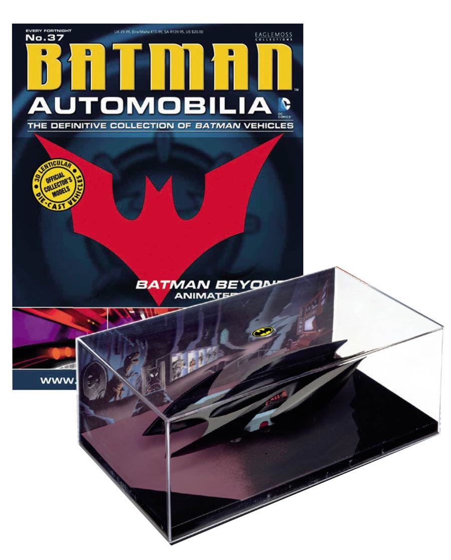 DC Batman Automobilia Collection Magazine #37 Batman Beyond Animated Series Batmobile
