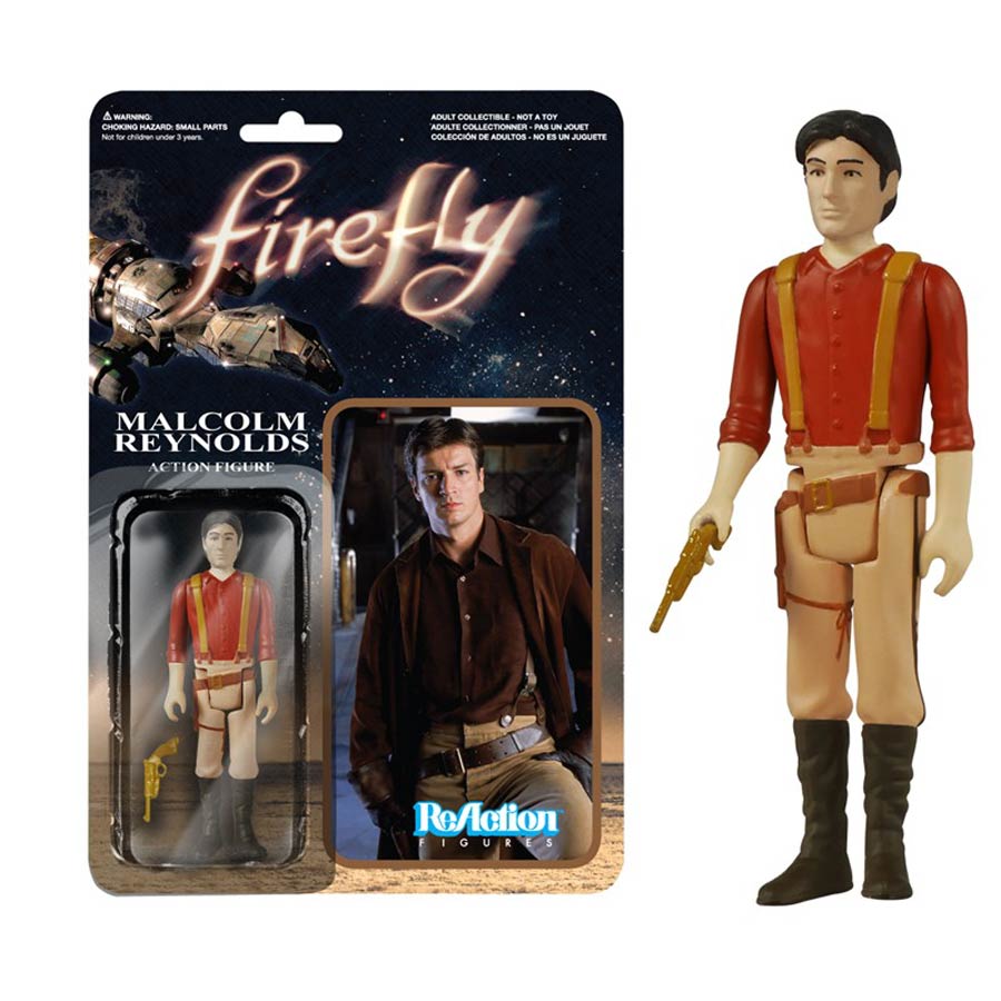 ReAction Firefly Malcolm Reynolds 4-Inch Action Figure