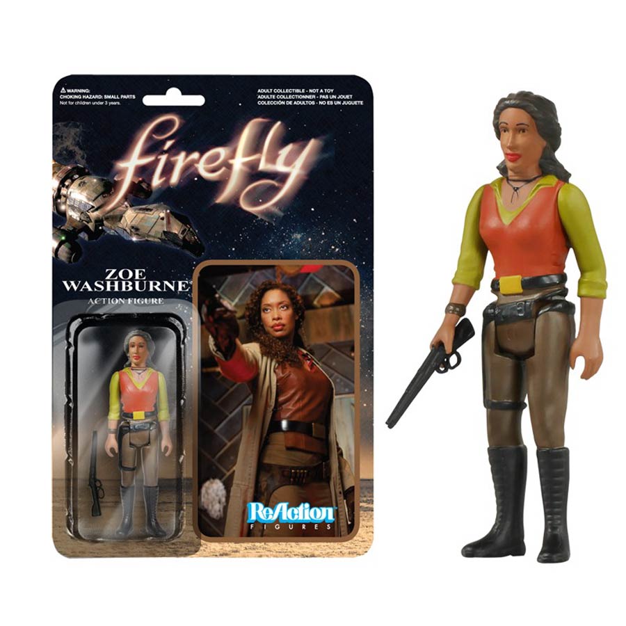 ReAction Firefly Zoe Washburne 4-Inch Action Figure