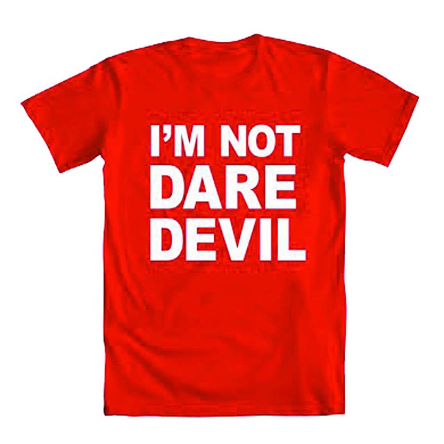 Daredevil Not Daredevil Red T-Shirt Large