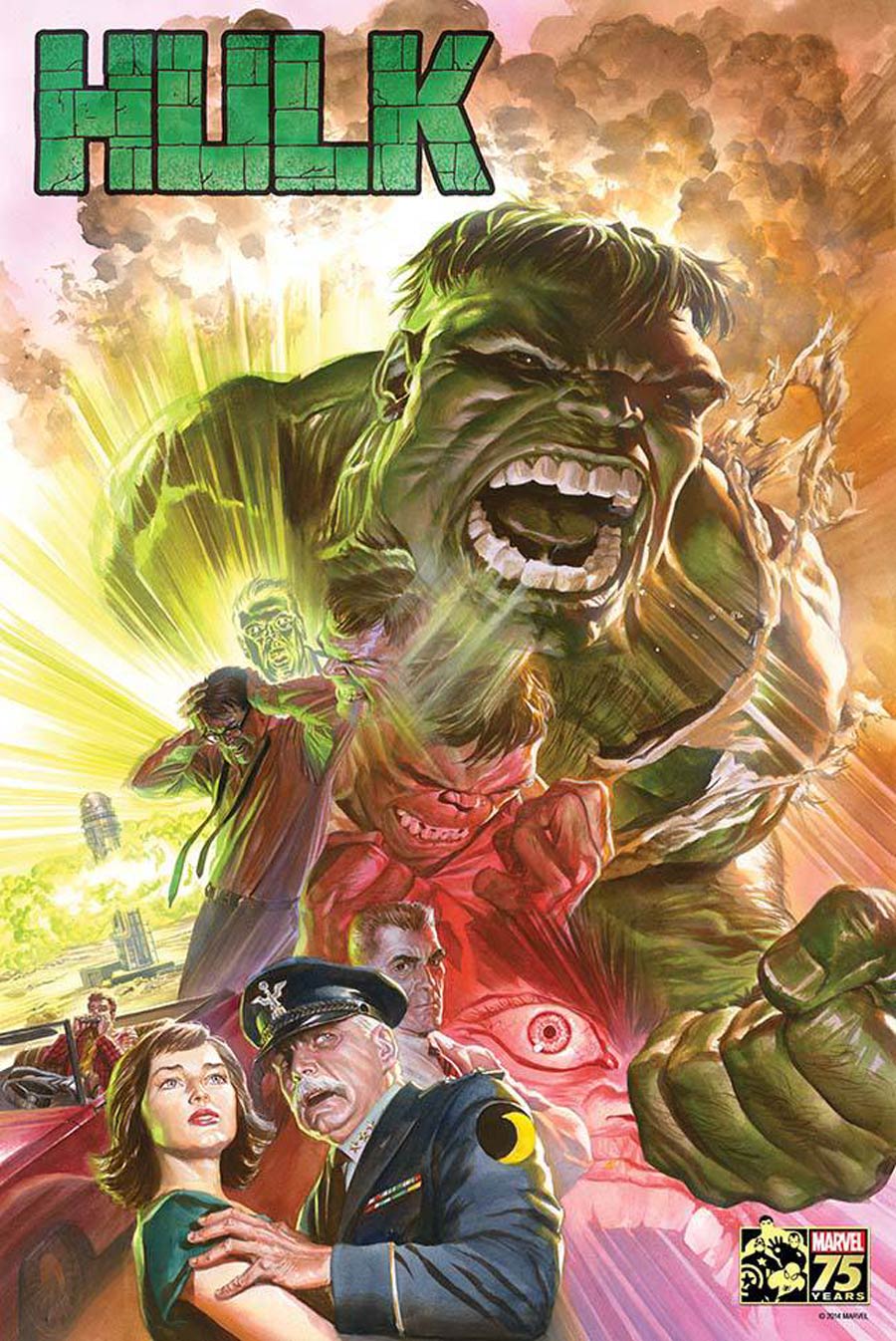 Savage Hulk By Alex Ross Poster