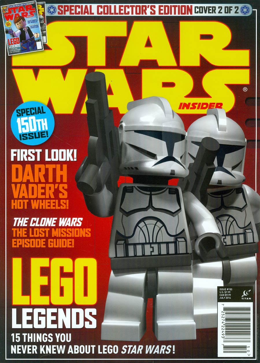 Star Wars Insider #150 Jul 2014 Newsstand Edition (Filled Randomly With 1 Of 2 Covers)