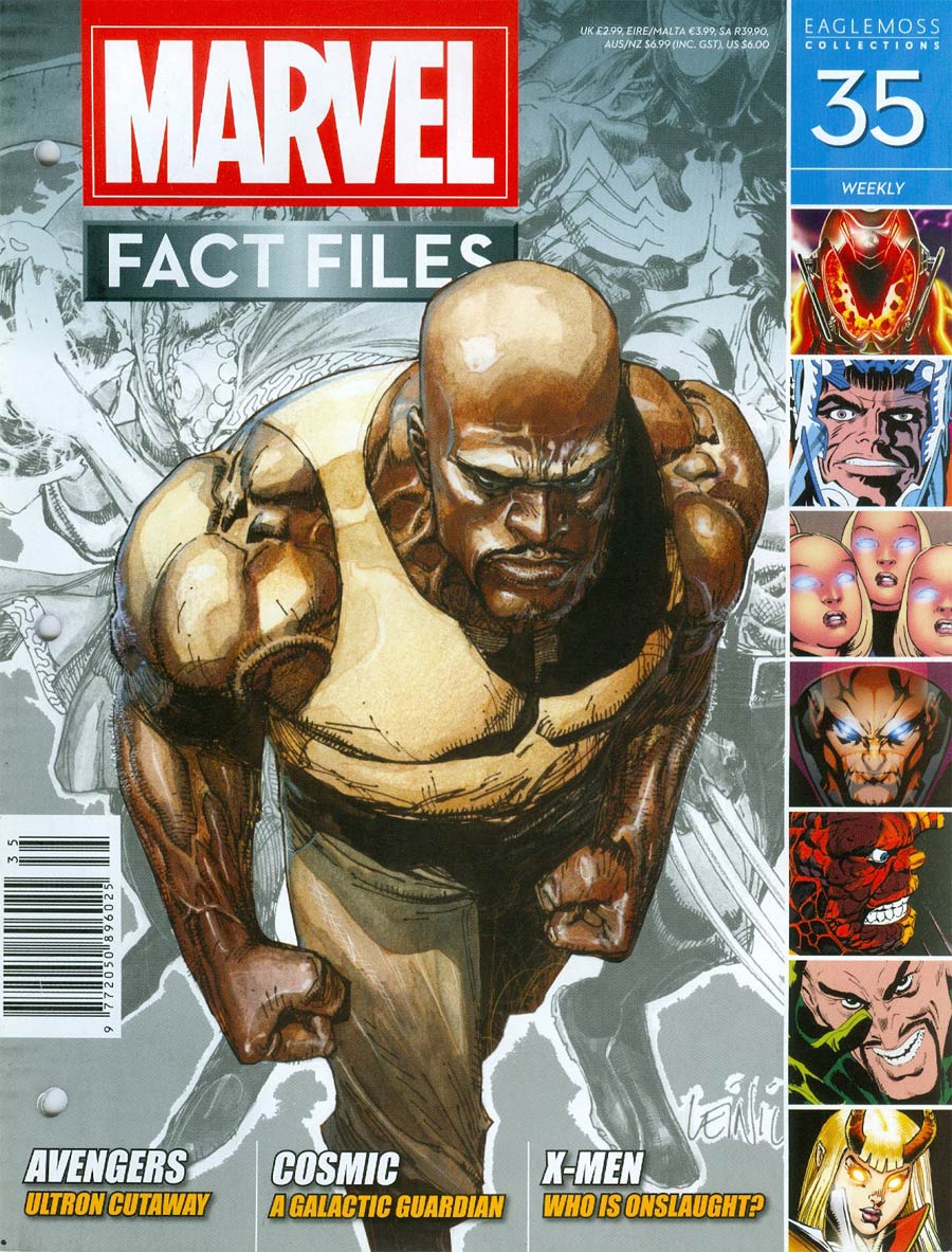 Marvel Fact Files #35 Luke Cage