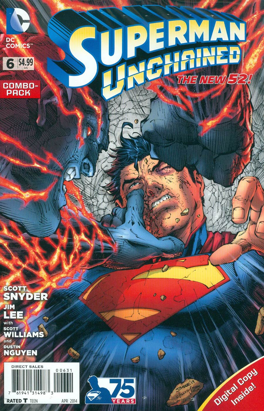 Superman Unchained #6 Cover E Combo Pack Without Polybag