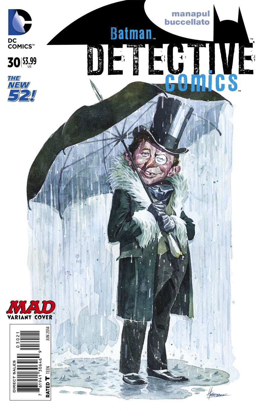 Detective Comics Vol 2 #30 Cover D Incentive MAD Variant Cover