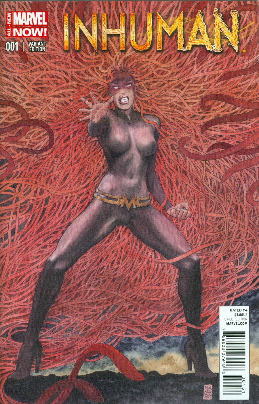 Inhuman #1 Cover F Incentive Milo Manara Variant Cover