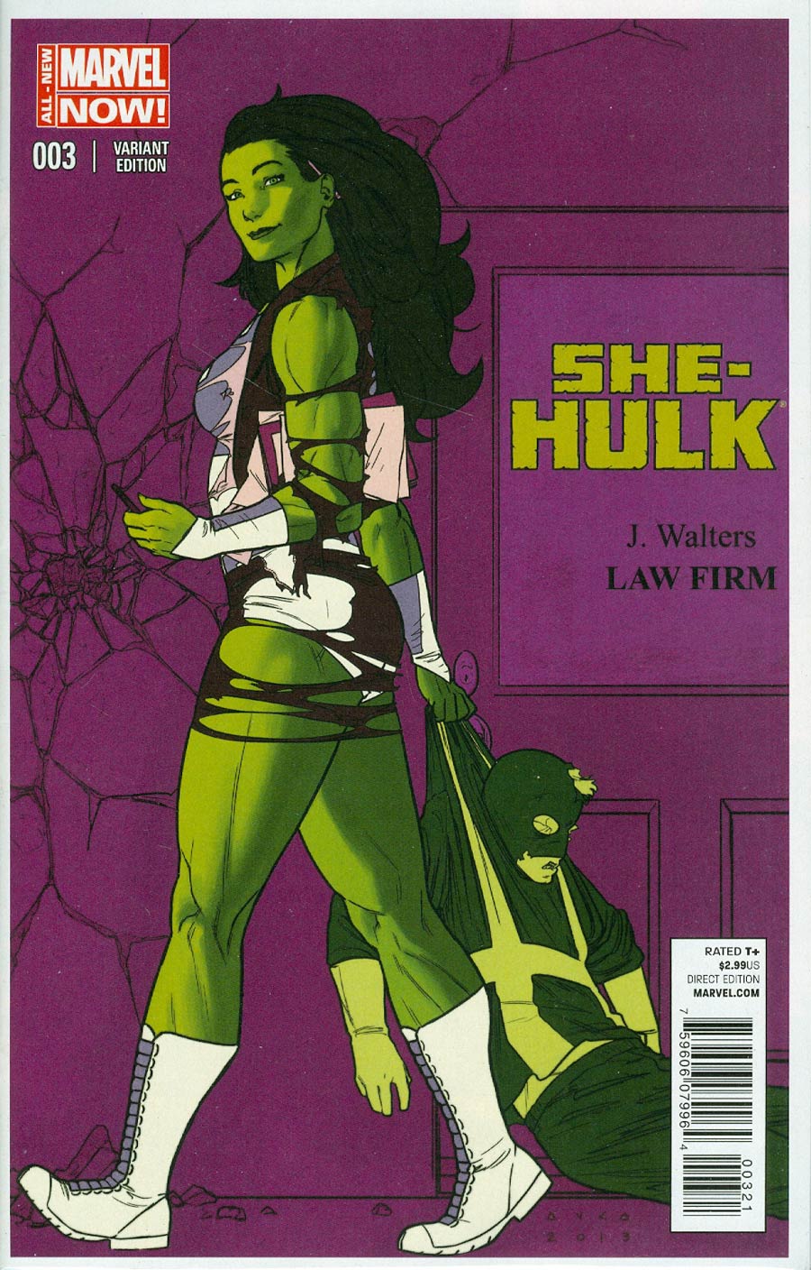 She-Hulk Vol 3 #3 Cover B Incentive Kris Anka Variant Cover