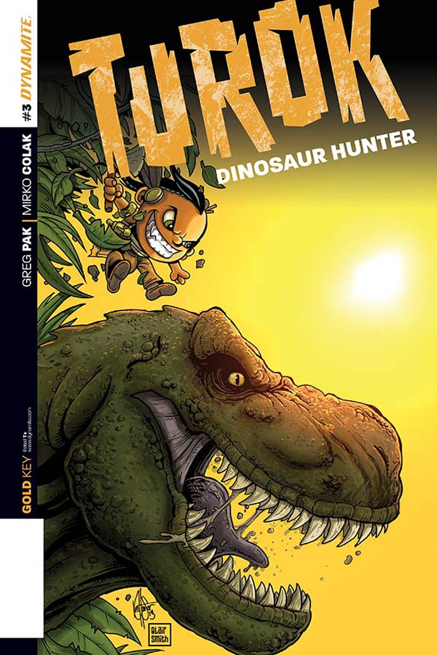 Turok Dinosaur Hunter Vol 2 #3 Cover E Incentive Ken Haeser Lil Turok Variant Cover