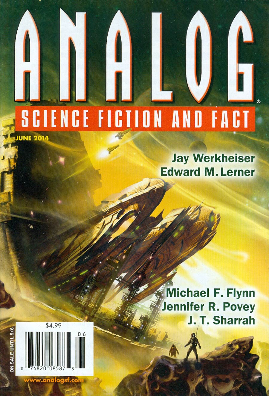 Analog Science Fiction And Fact Vol 134 #6  Jun 2014