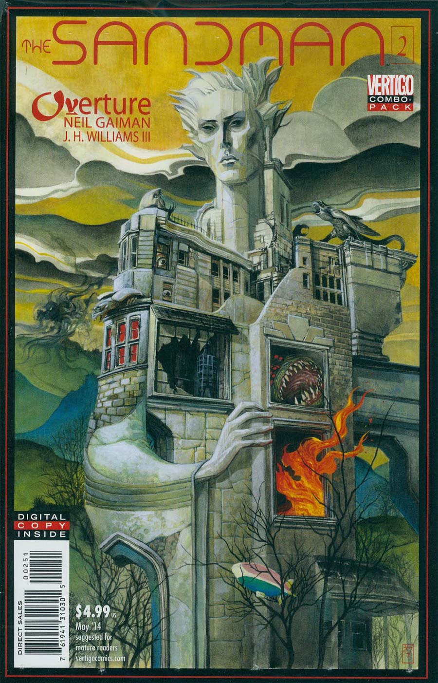 Sandman Overture #2 Cover D Combo Pack Without Polybag