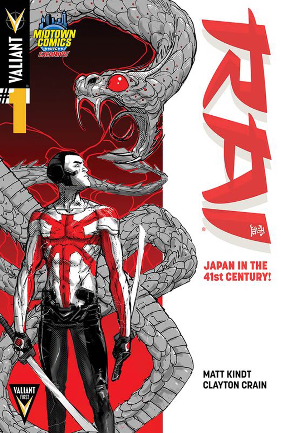 Rai Vol 2 #1 Cover G Midtown Exclusive Riley Rossmo Variant Cover