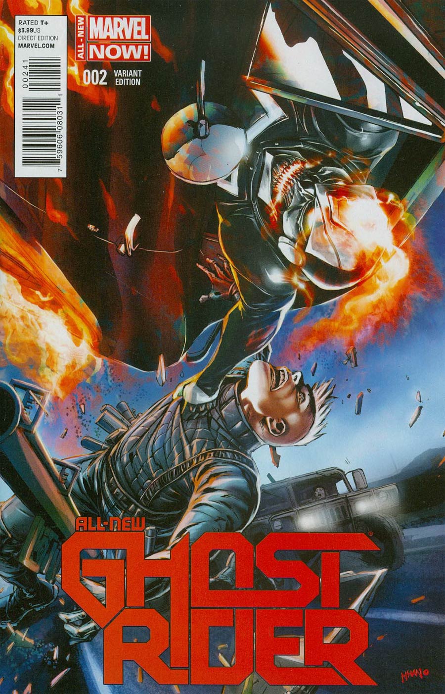 All-New Ghost Rider #2 Cover B Incentive Pop Mhan Vehicle Variant Cover
