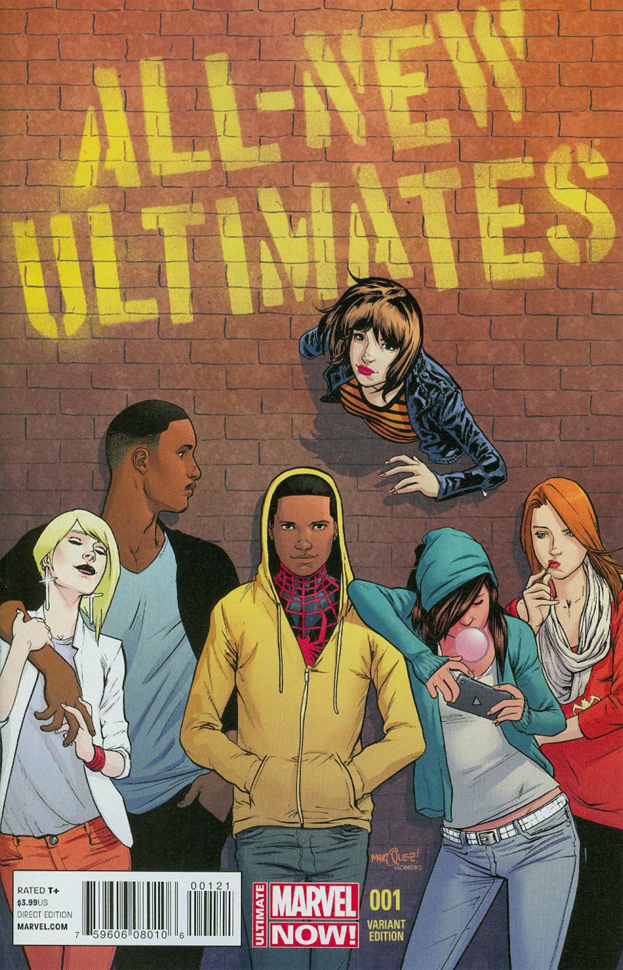 All-New Ultimates #1 Cover B Incentive David Marquez Variant Cover