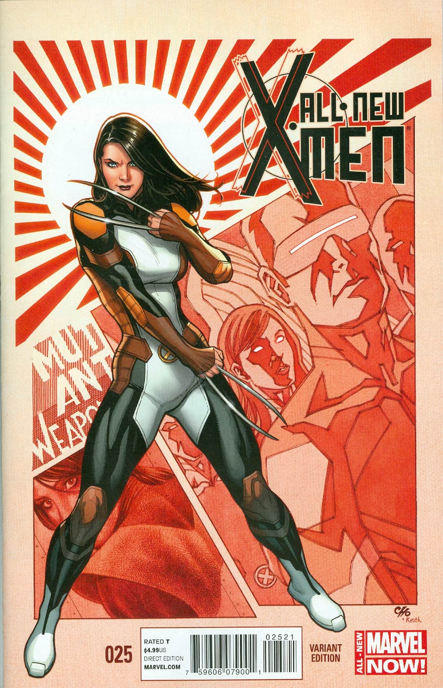 All-New X-Men #25 Cover C Incentive Frank Cho Variant Cover