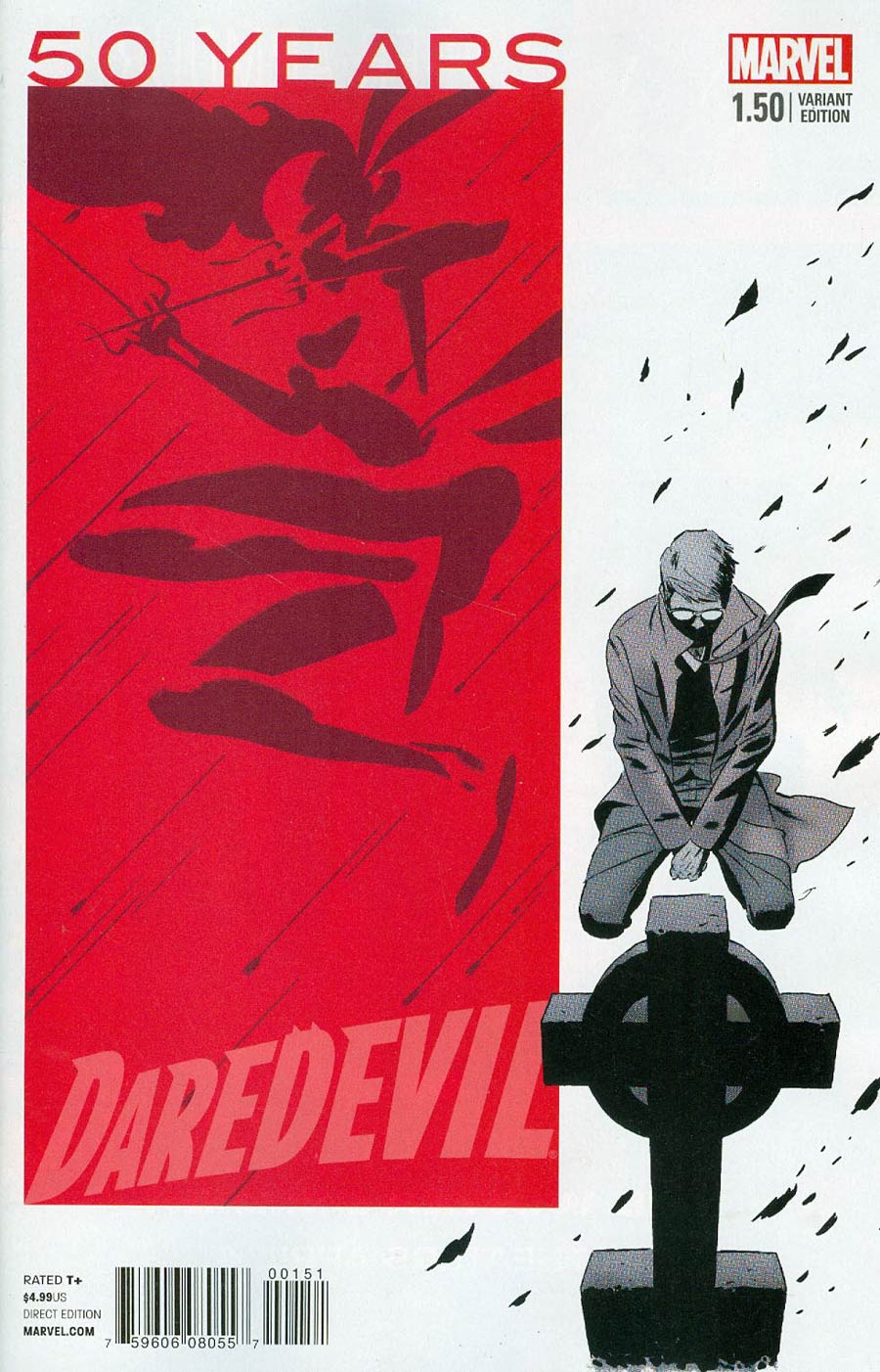 Daredevil Vol 4 #1.50 Cover E Variant Marcos Martin 1980s Red Cover