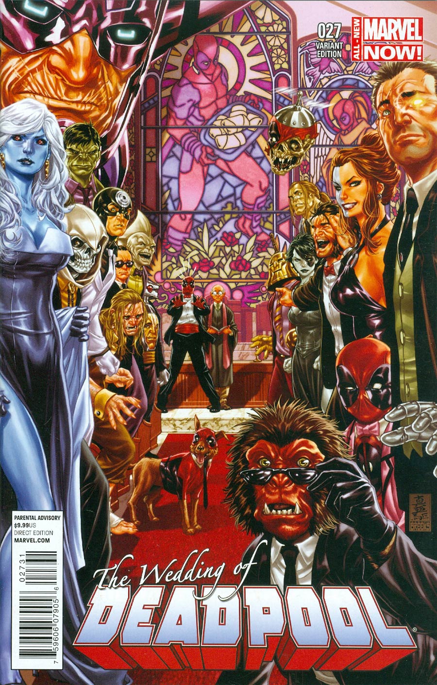 Deadpool Vol 4 #27 Cover B Incentive Mark Brooks Variant Cover