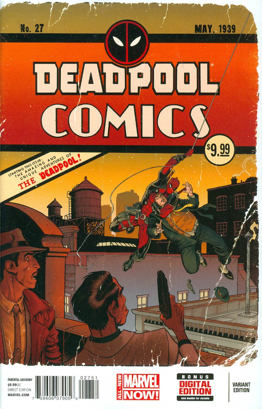 Deadpool Vol 4 #27 Cover C Incentive Arthur Adams Anniversary Variant Cover