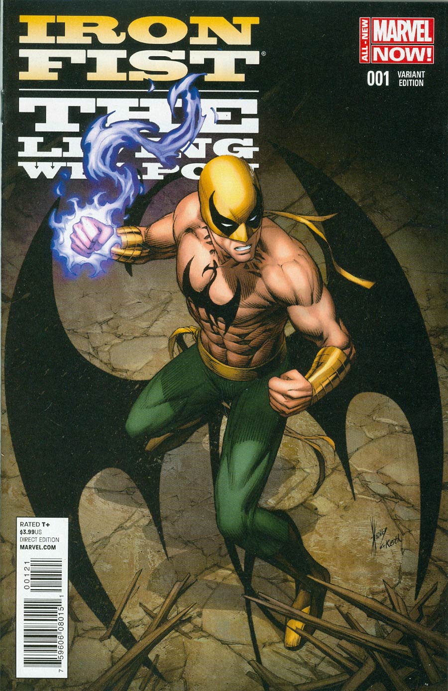 Iron Fist Living Weapon #1 Cover E Incentive Dale Keown Variant Cover