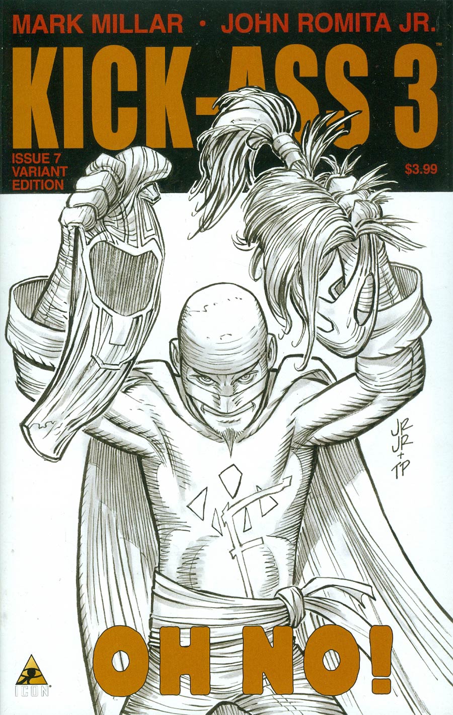 Kick-Ass 3 #7 Cover C Incentive John Romita Jr Sketch Cover