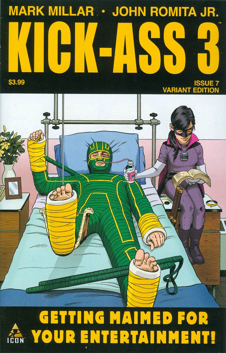Kick-Ass 3 #7 Cover D Incentive Paolo Rivera Variant Cover