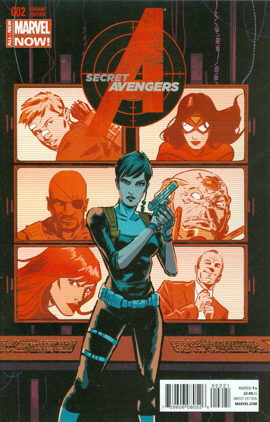 Secret Avengers Vol 3 #2 Cover B Incentive Declan Shalvey Variant Cover
