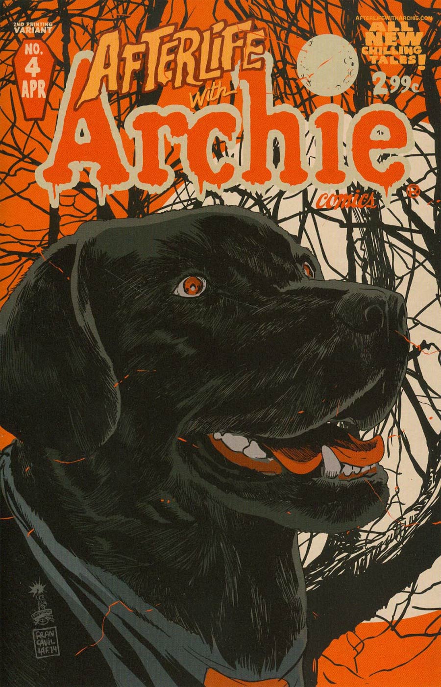 Afterlife With Archie #4 Cover C 2nd Ptg Francesco Francavilla Variant Cover
