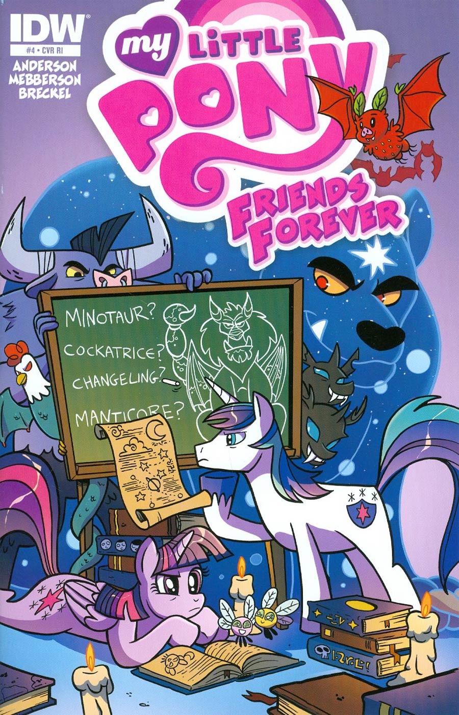 My Little Pony Friends Forever #4 Cover C Incentive Chad Thomas Variant Cover