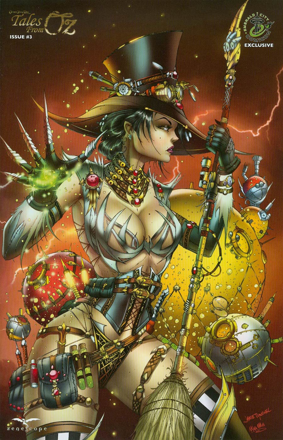 Grimm Fairy Tales Presents Tales From Oz #3 Scarecrow Cover D ECCC Exclusive Jamie Tyndall Variant Cover