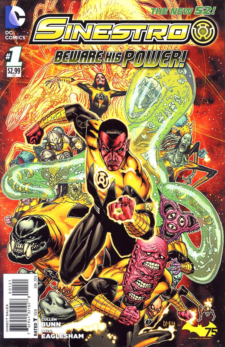 Sinestro #1 Cover B Incentive Doug Mahnke Variant Cover