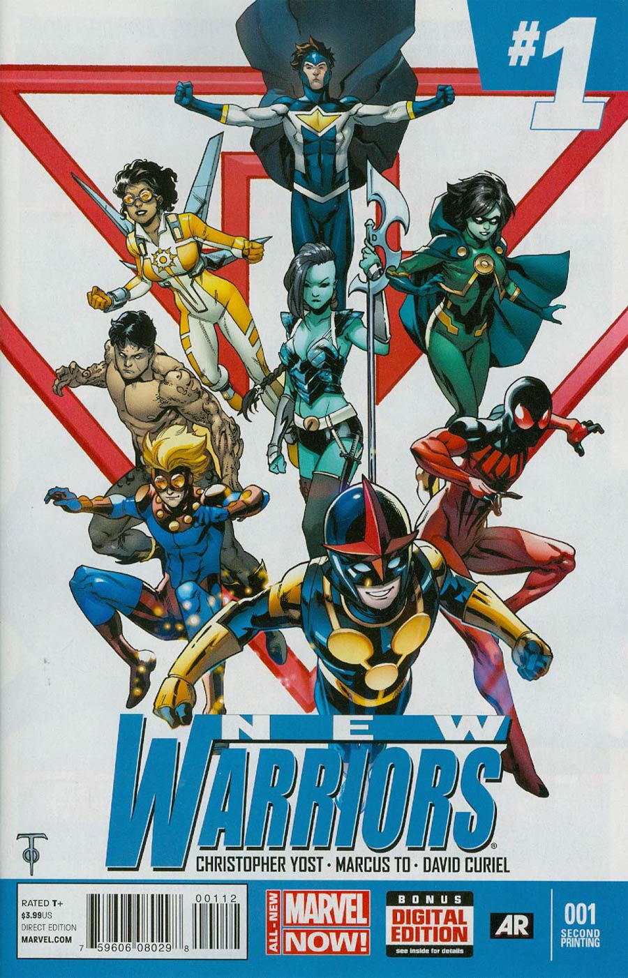 New Warriors Vol 5 #1 Cover F 2nd Ptg Marcus To Variant Cover