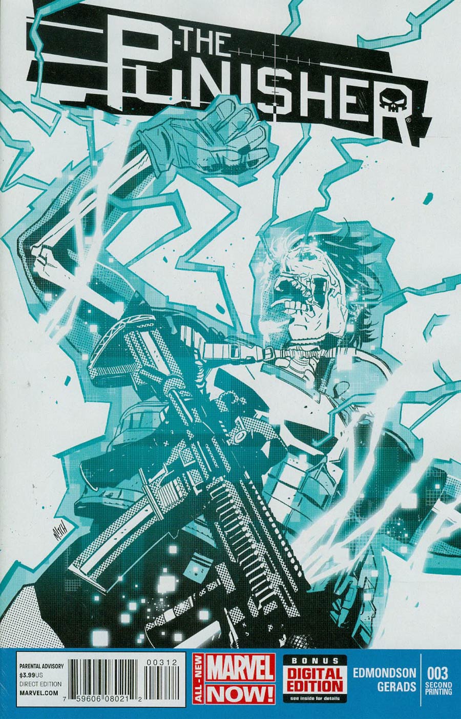 Punisher Vol 9 #3 Cover C 2nd Ptg Mitch Gerads Variant Cover