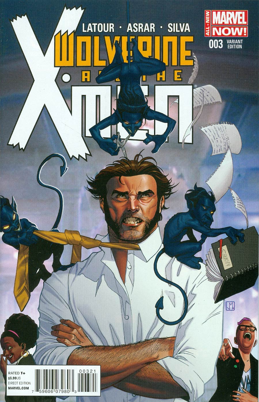 Wolverine And The X-Men Vol 2 #3 Cover B Incentive Jorge Molina Variant Cover