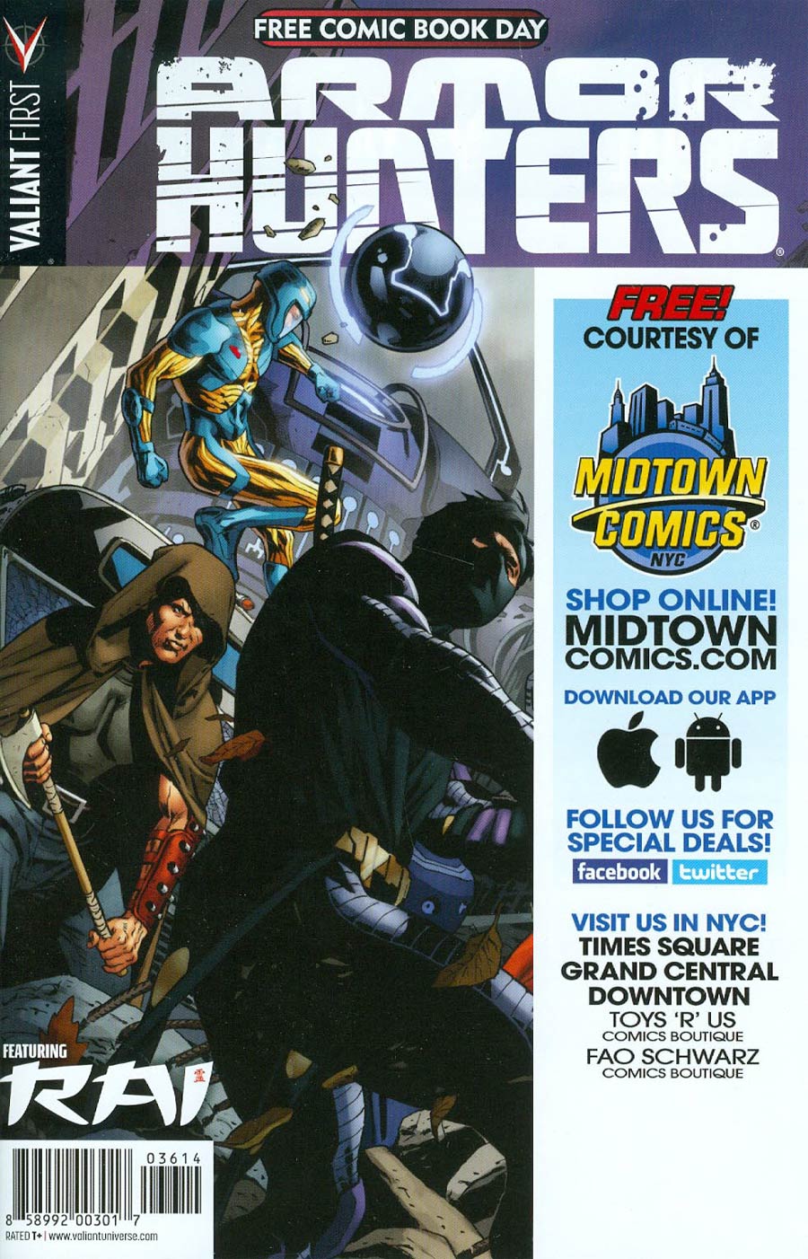FCBD 2014 Armor Hunters Special Midtown Exclusive Custom Edition