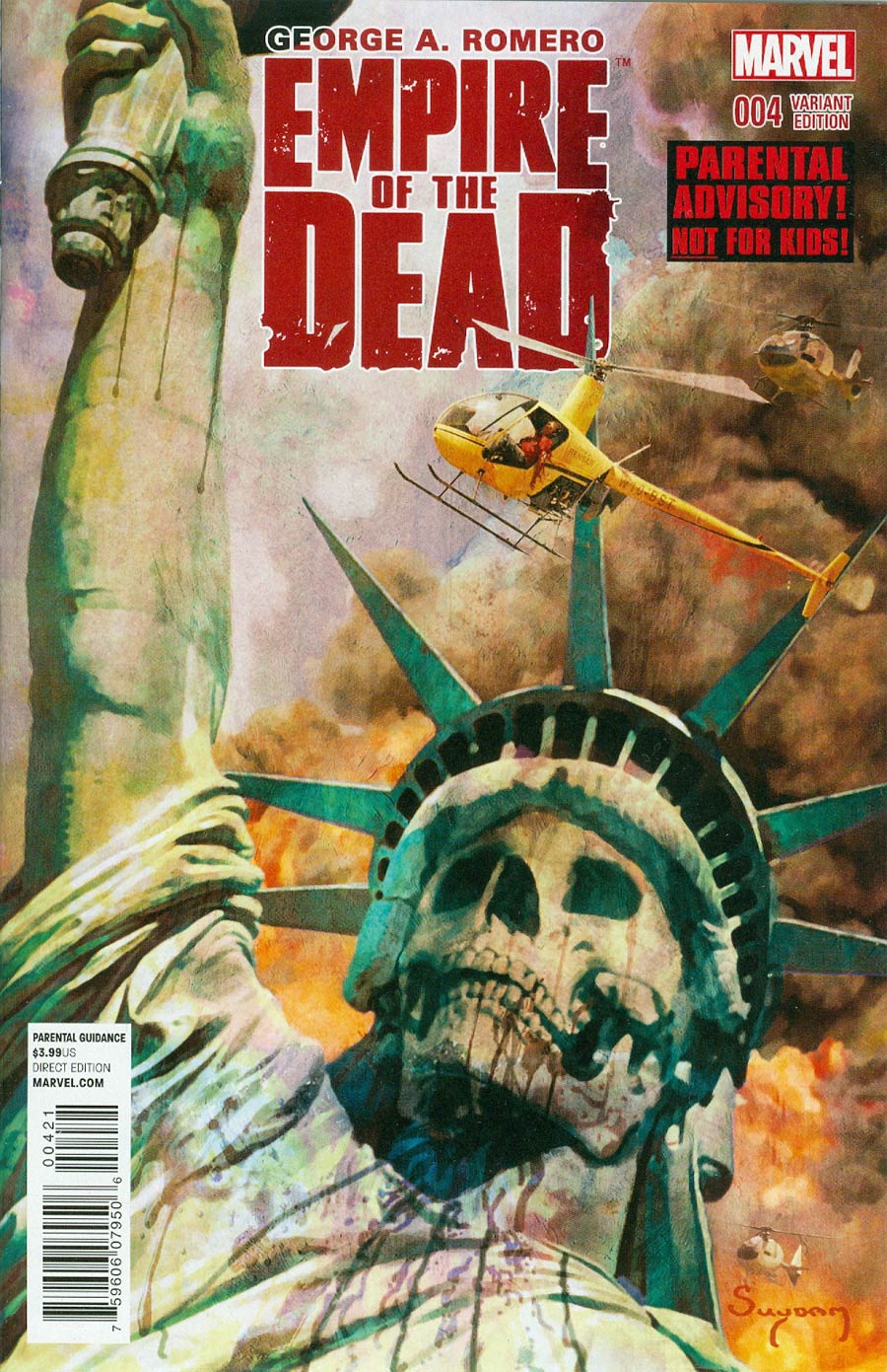 George Romeros Empire Of The Dead Act One #4 Cover B Incentive Arthur Suydam NYC Variant Cover