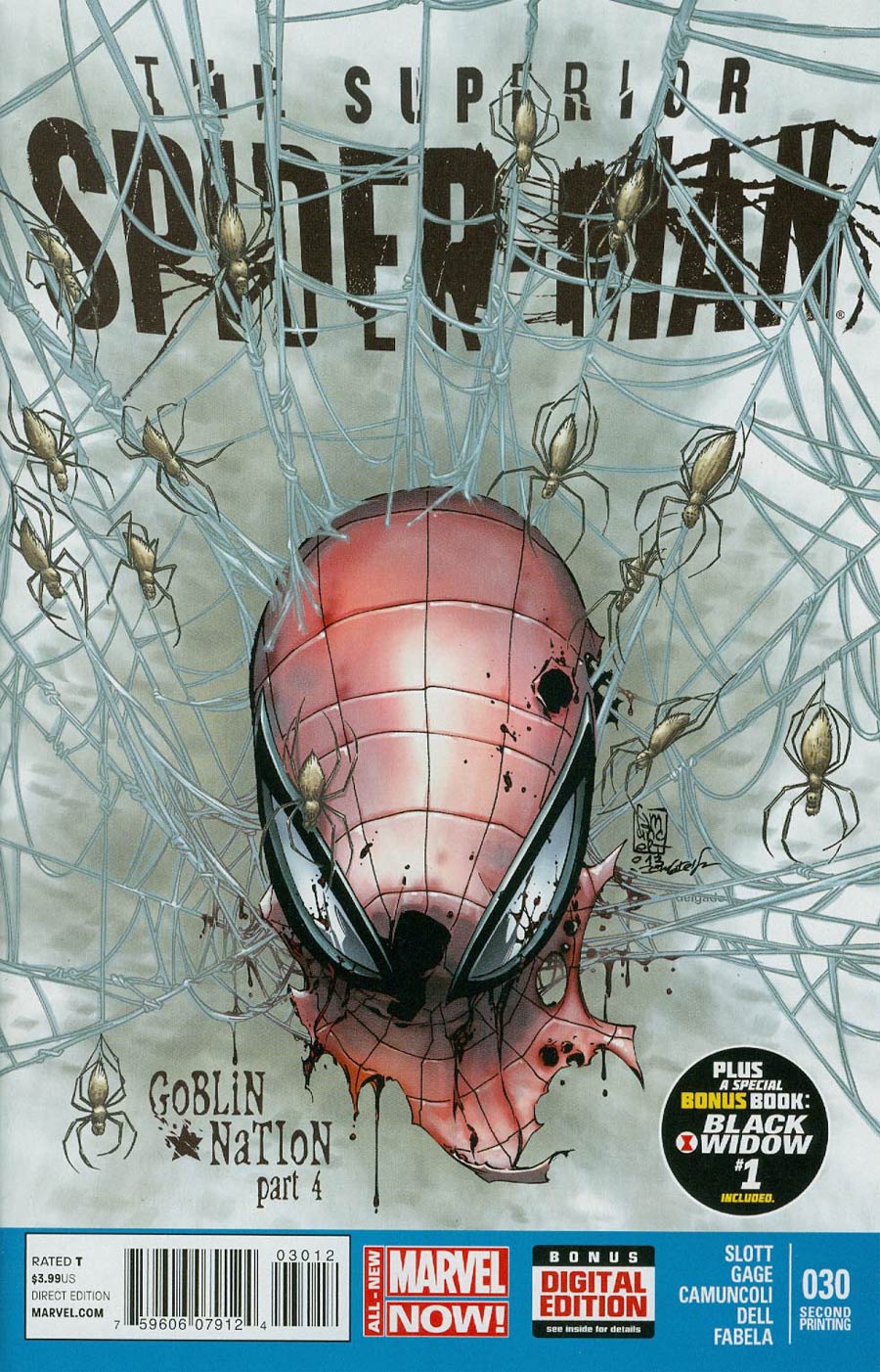 Superior Spider-Man #30 Cover B 2nd Ptg Giuseppe Camuncoli Variant Cover
