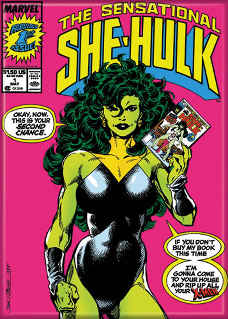 Marvel Comics 2.5x3.5-inch Magnet - Sensational She-Hulk 1 (71204MV)