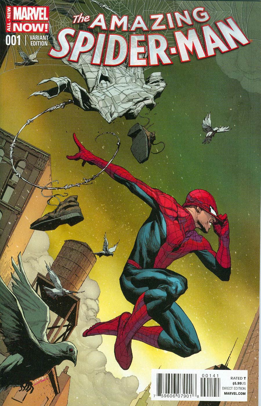 Amazing Spider-Man Vol 3 #1 Cover L Incentive Jerome Opena Color Variant Cover