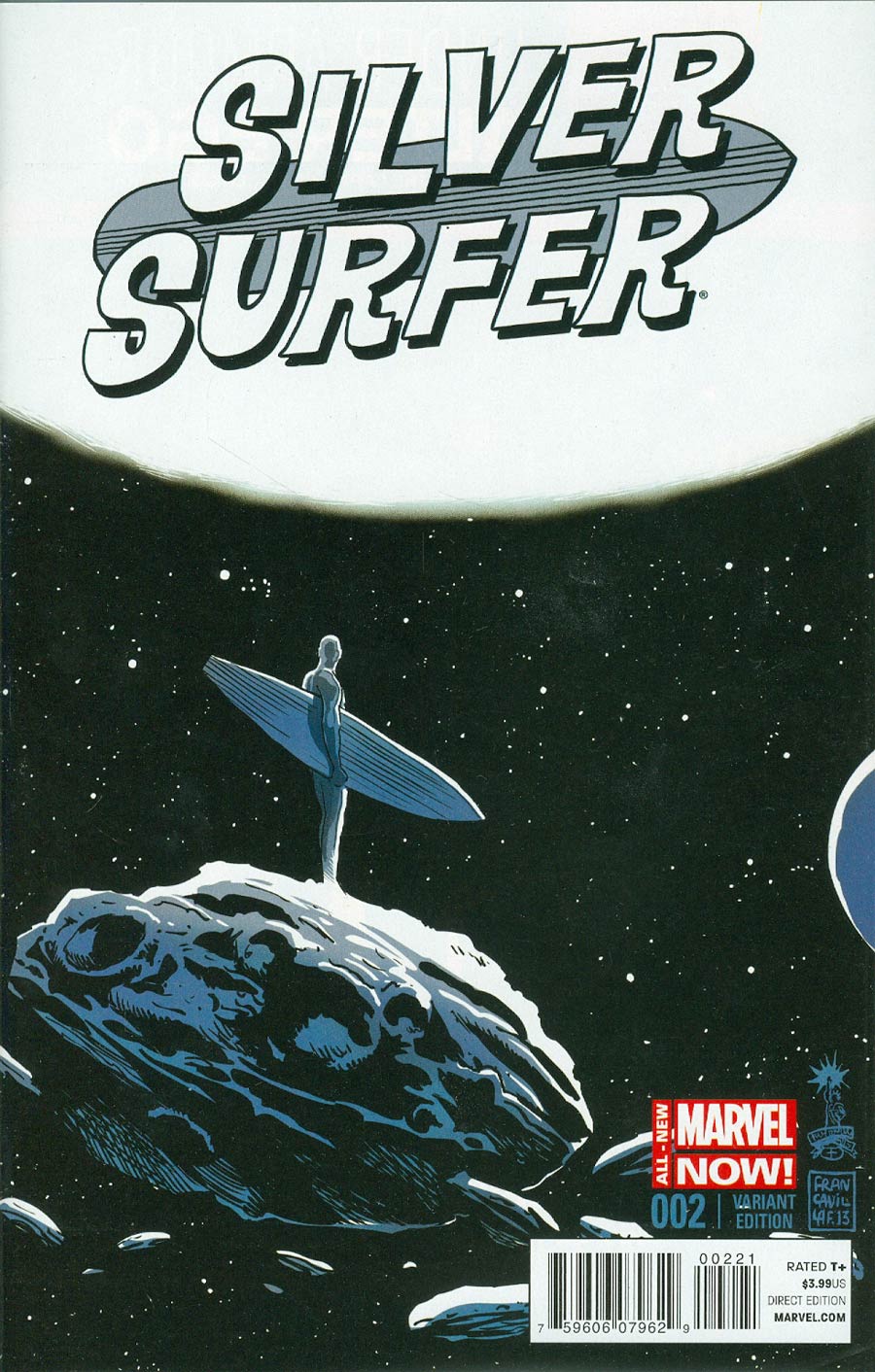 Silver Surfer Vol 6 #2 Cover B Incentive Francesco Francavilla Variant Cover