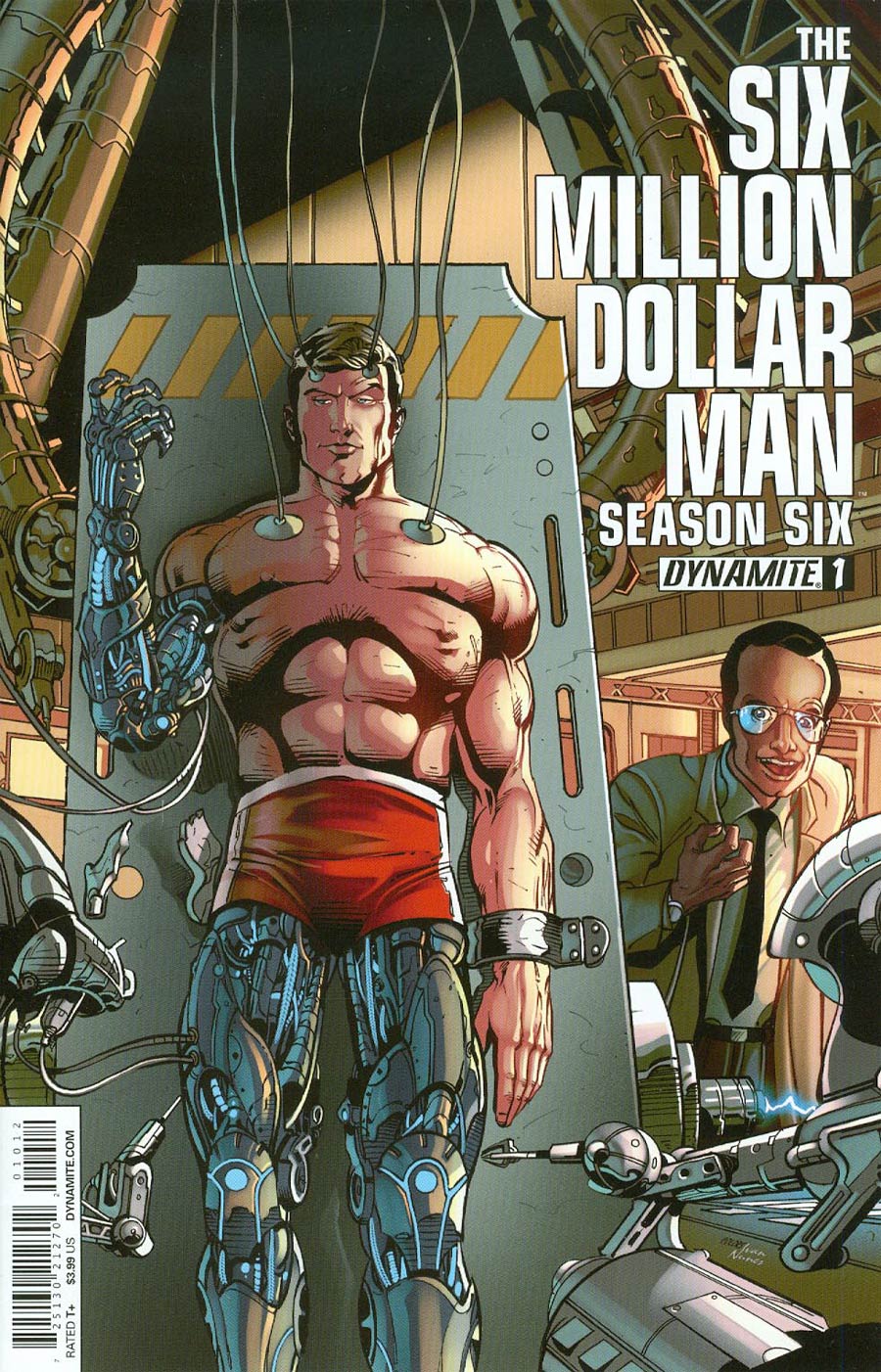 Six Million Dollar Man Season 6 #1 Cover M 2nd Ptg Variant Roberto Castro Cover